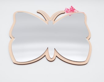 Mirror for children's room delicate butterfly, unbreakable and shatterproof, gift for boys and girls, children's room wall decoration