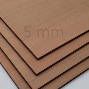 Laser plywood cherry 5 mm | Laser material wood | Model making accessories | Cherry plywood | Laser cutting | Laser engraving material