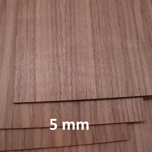 Laser plywood walnut 5 mm | Laser material wood | Model making accessories | Walnut plywood | Laser cut wood | Laser engraving material