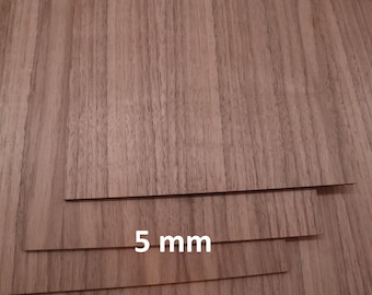 Laser plywood walnut 5 mm | Laser material wood | Model making accessories | Walnut plywood | Laser cut wood | Laser engraving material
