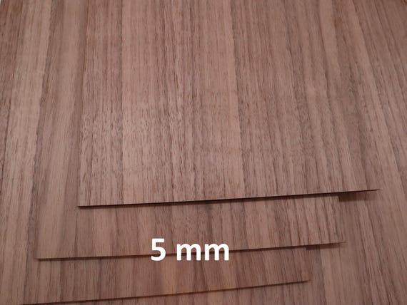 Laser Sperrholz Nussbaum 5 mm | Lasermaterial Holz | Modellbau Zubehör | Nussbaumsperrholz |  Laser Schnitt Holz |  Laser Gravur Material