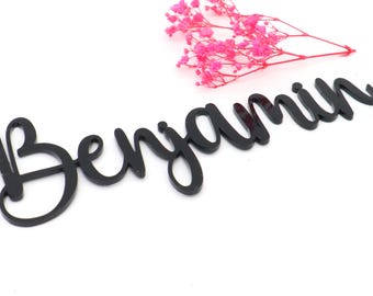 Acrylic glass lettering, acrylic letters, personalized lettering, children's room door, office, door sign, individual wall sticker