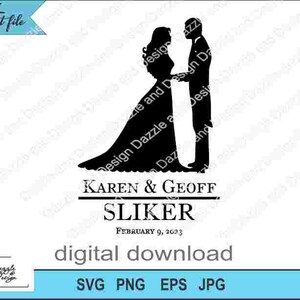 Wedding, Anniversary, Love Cutting Board SVG File (includes svg, eps, png, jpeg formats).  Commercial Use