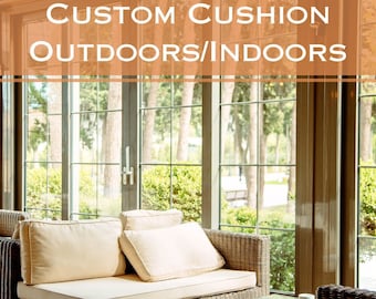 Custom Outdoor Cushion, Custom Shape, High Durable Fabric, Sofa Cushion, Patio Cushion