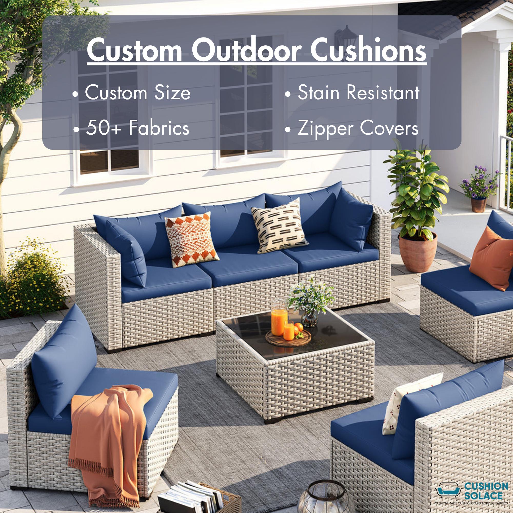 Sofa Outdoor Cushion Covers Made To Measure Cushion Covers For