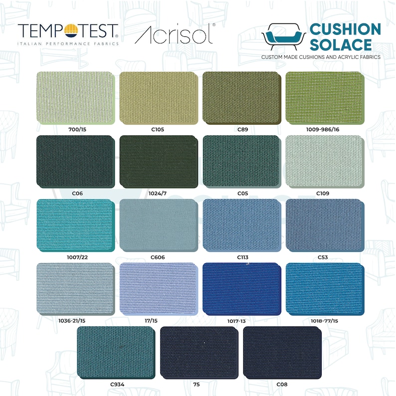 Custom Size Bench Cushions, Sofa Cushion, Water/stain Resistant