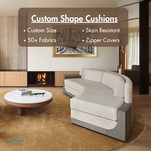 Custom Outdoor Cushion: Water & Fade-Resistant Bench/Sofa Cushion - 8-Year Warranty