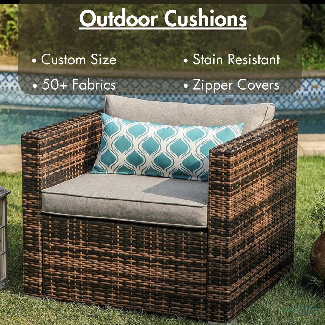Outdoor Seat 30x30 Outdoor Cushion Covers Custom Cushion Covers