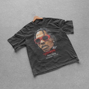 Tour du monde Wham Lil Baby, T-shirt à imprimé graphique hip hop, T-shirt de merchandising Lil Baby T-shirt oversize en coton épais Lil Baby, Chemise 100 % coton épais