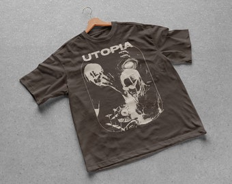 Travis Scott Utopia Album Graphic T-shirt, Vibrant Graphic
