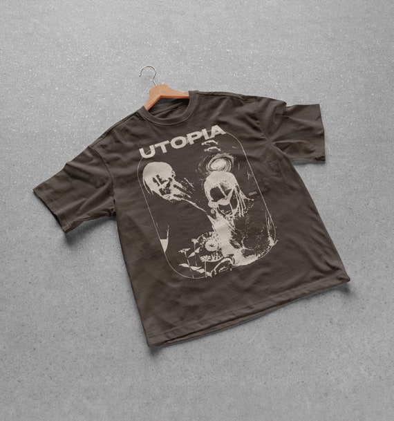Travis Scott Utopia Album Graphic T-shirt, Vibrant Graphic