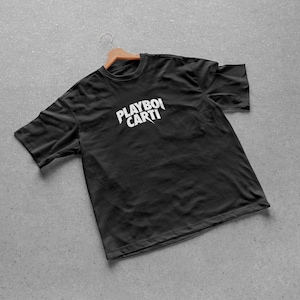 Playboi Carti Logo camiseta, narcisista Merch, rapero, concierto, camiseta de calle