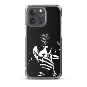 Estuche transparente Carti Face para iPhone®, Narcisista, Hip Hop, Ropa de calle, Merchandising de conciertos, Playboi Carti