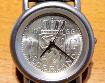 Horloge Money Watch met Nederlandse Gulden wijzerplaat