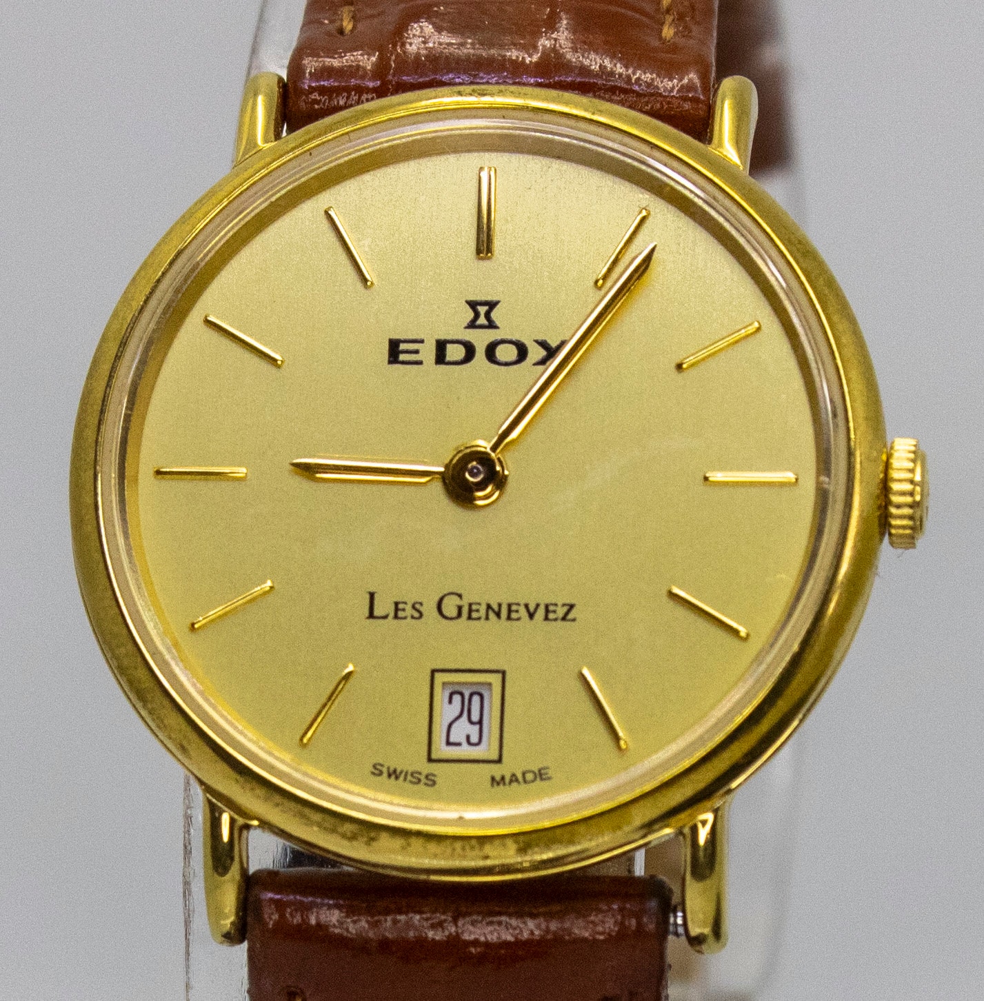 NEW '90s Edox Les Genevez Quartz Ladies Watch Swiss Made Watch