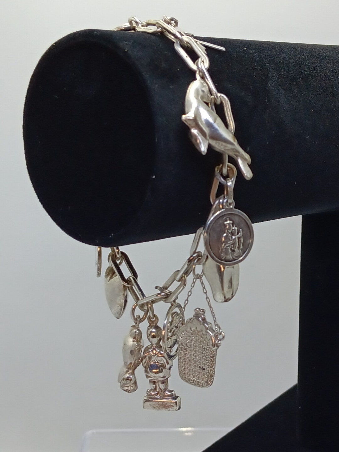 Unique Charm Bracelets Personal Symbolism in Sterling Silver Etsy