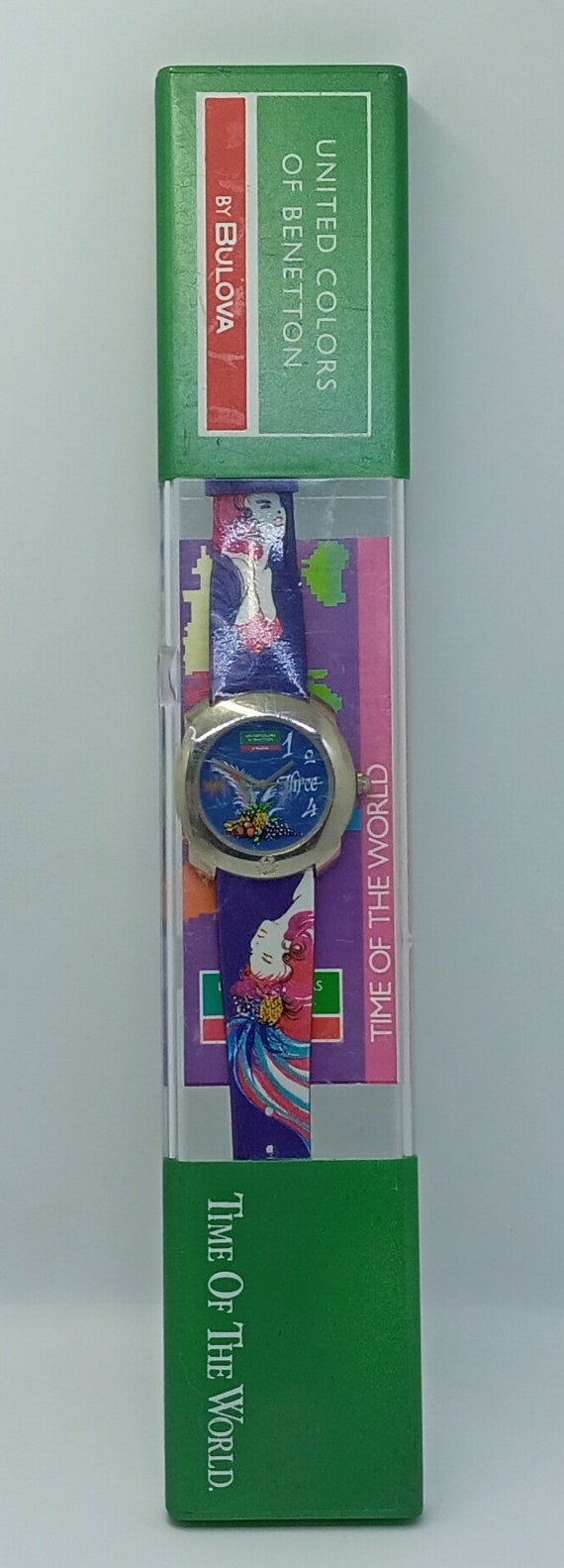 Benetton by Bulova Vintage Quartz Fashion Watch - Retro Stylish