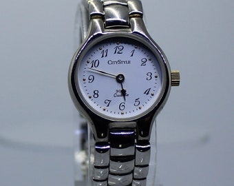 City Style RVS Dames Pols Horloge