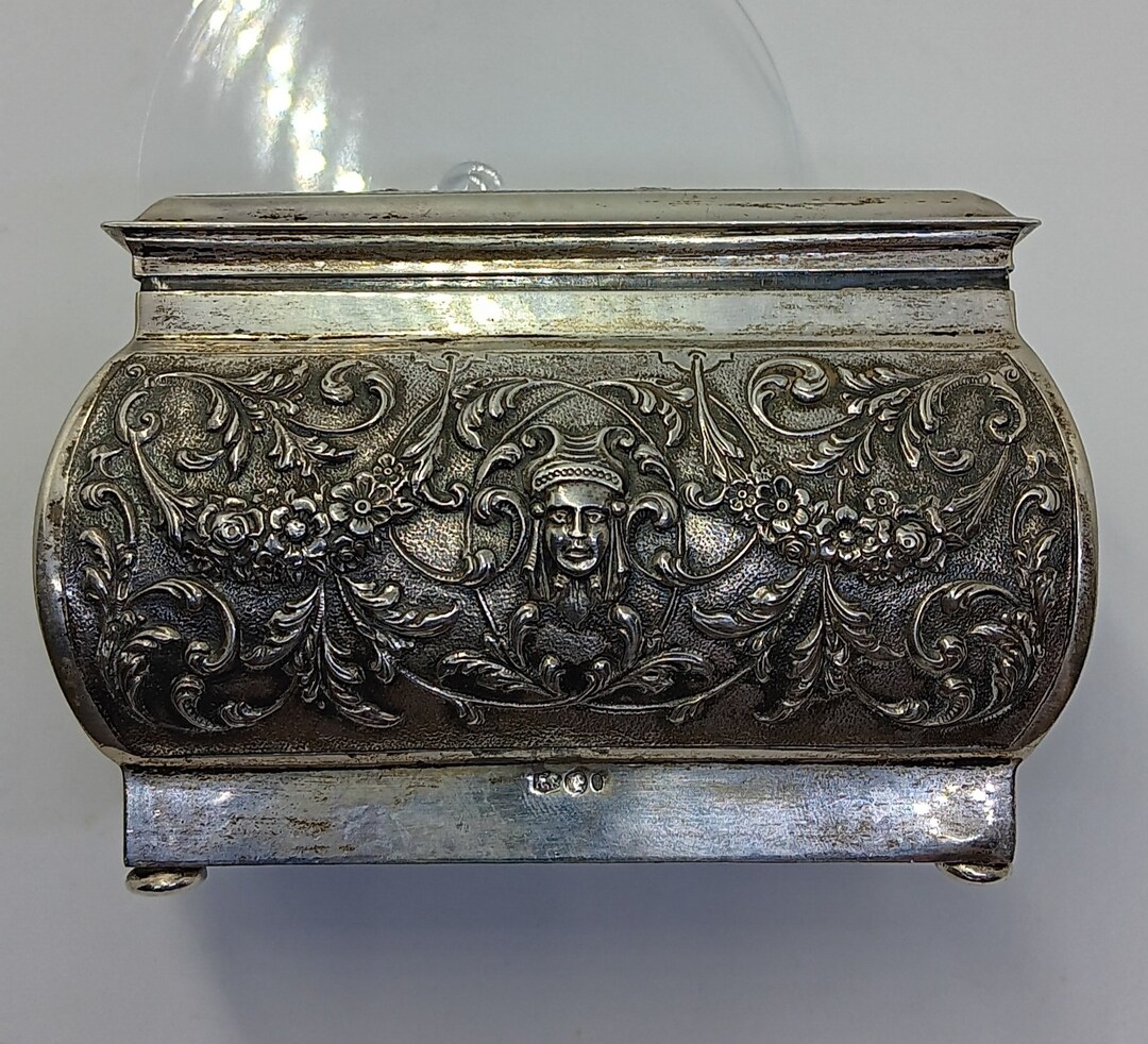 Elegant Silver Tea Box From 1946 Timeless Masterpiece of Craftsmanship Etsy