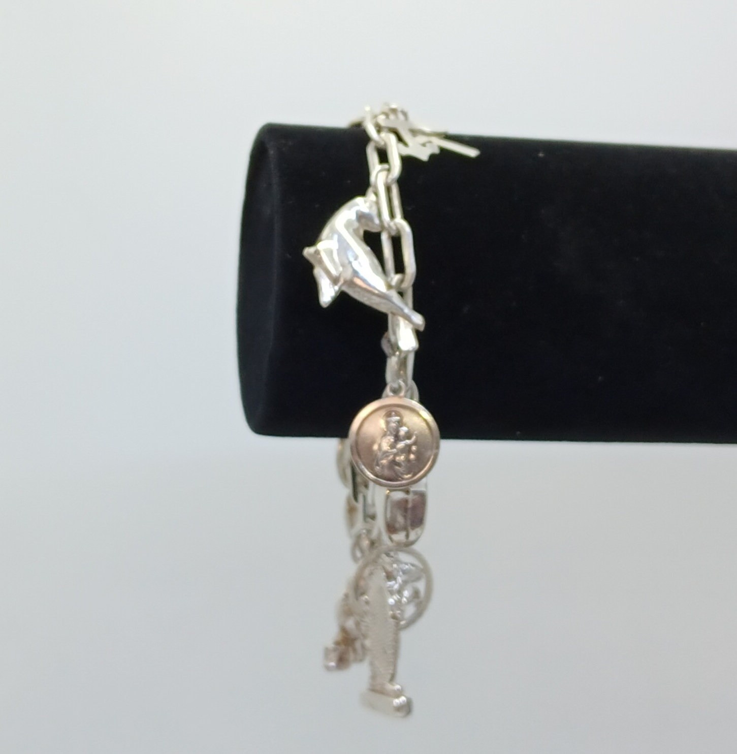 Unique Charm Bracelets Personal Symbolism in Sterling Silver Etsy