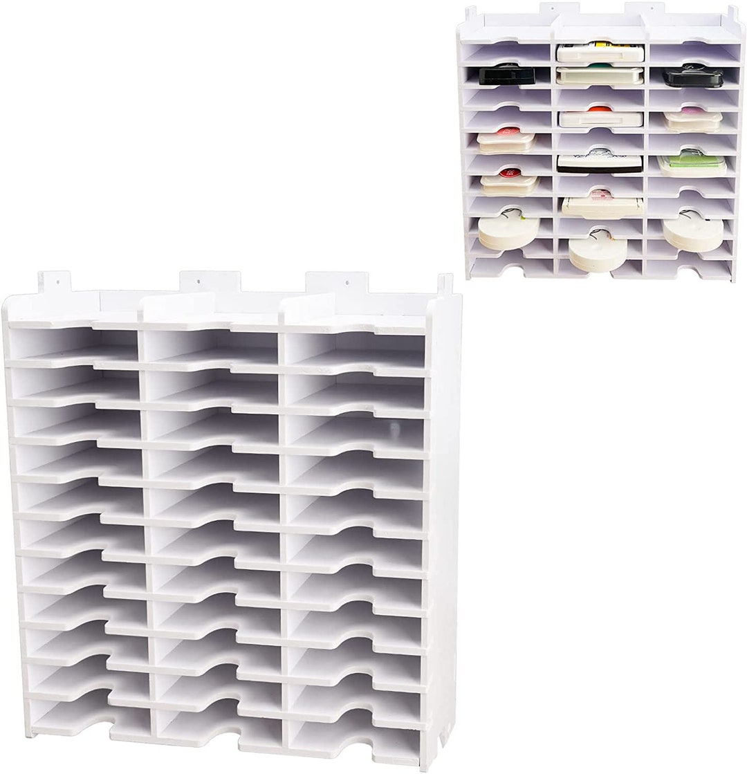 Adjustables Ink Rack Ink Pad Storage Organizer, Wall Mountable, Craft Supply Rack - Etsy