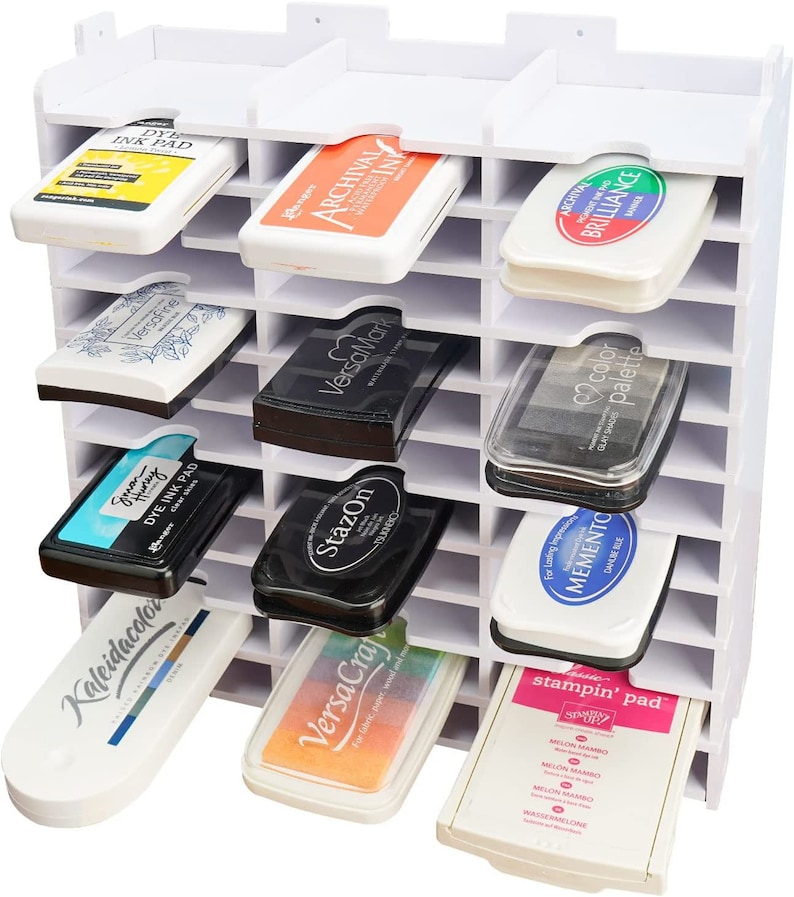 Ink Pad Storage Organizer, Wall Mountable, Craft Supply Rack - Etsy