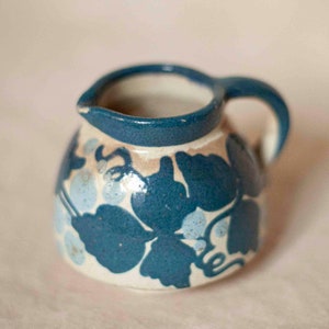 French Vintage Vine Leaf Motif Jug