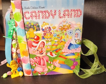 Handgemachtes Candy Land Junk Journal 160 Seiten