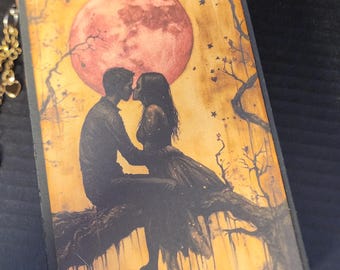 Dark Romance handgemachtes Folio