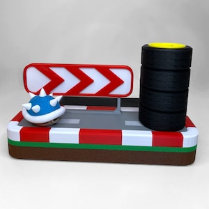 Nintendo Switch 2 Spieleständer - Mario Kart inspiriert - 3D gedruckt
