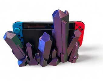 Nintendo Switch Dock - Crystal-Shaped - 3D Printed