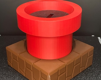 Mario Bros. Style Pipe Piggy Bank - 3D Printing
