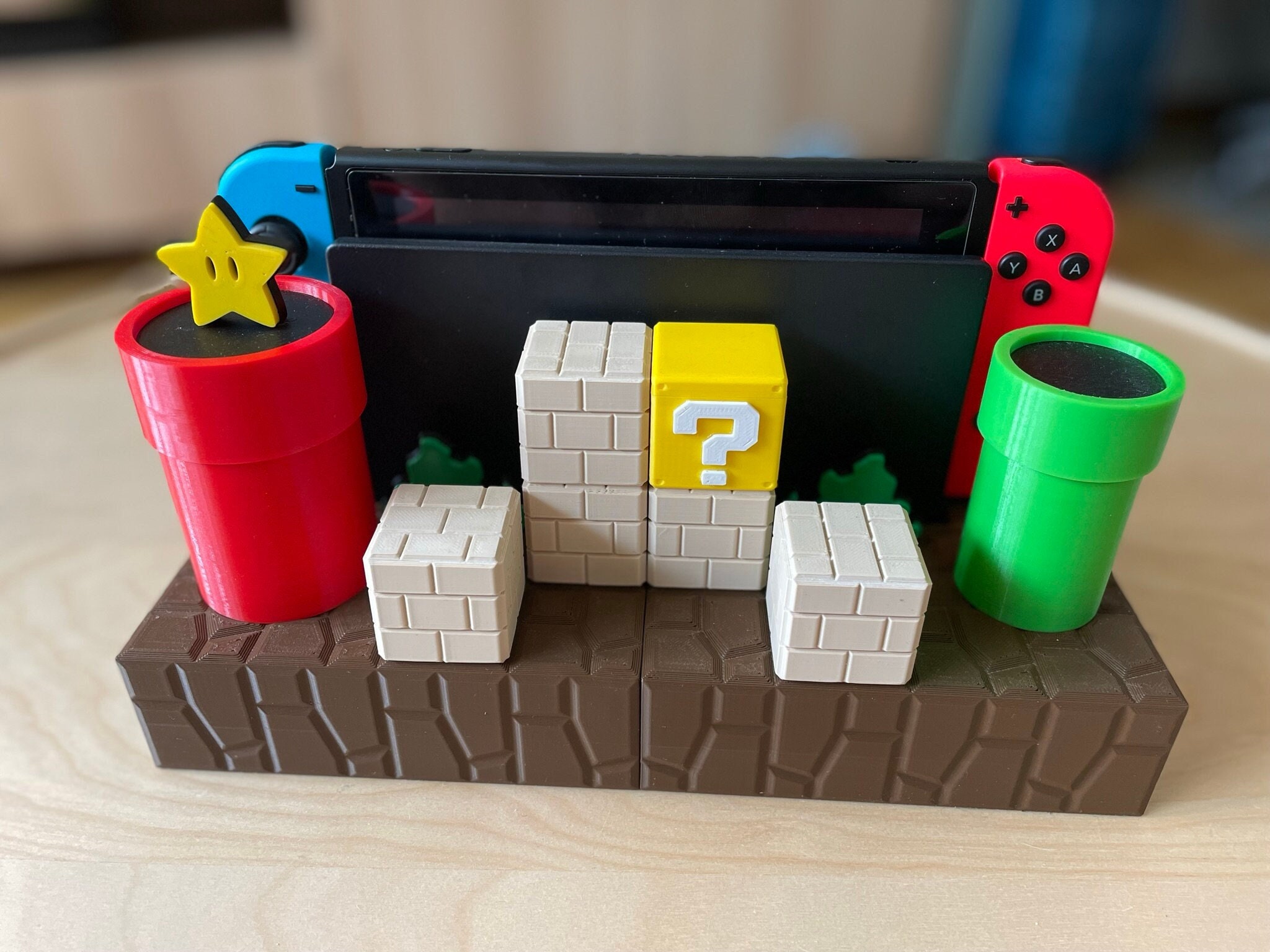 Dock per Nintendo Switch 2 - stile Mario Bros - stampato in 3D