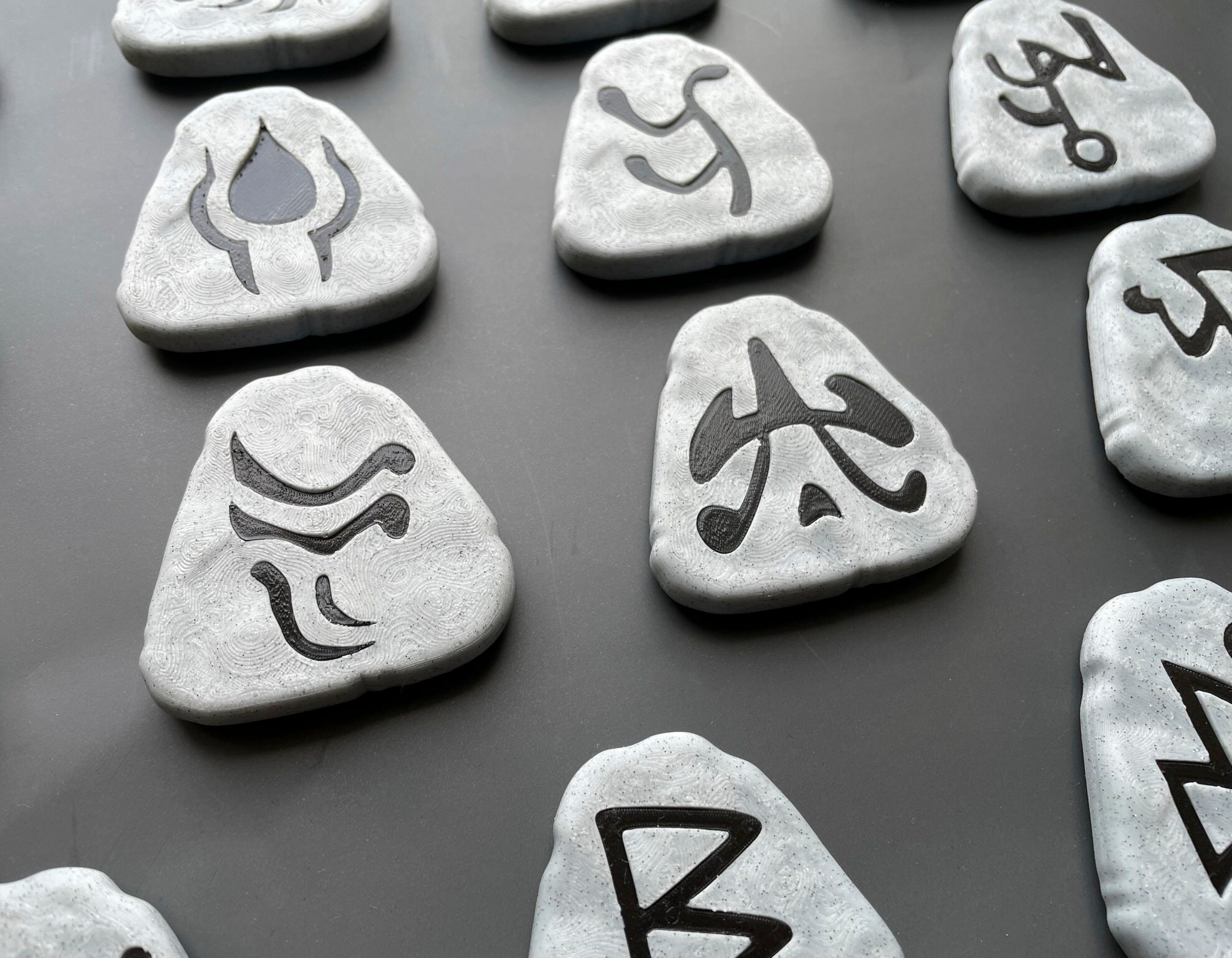 Diablo 2 runes 3d printed fridge magnets etsy