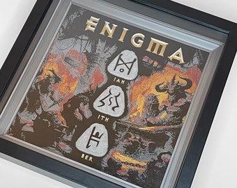 Enigma Runeword - Opera d&#39;arte stampata in 3D