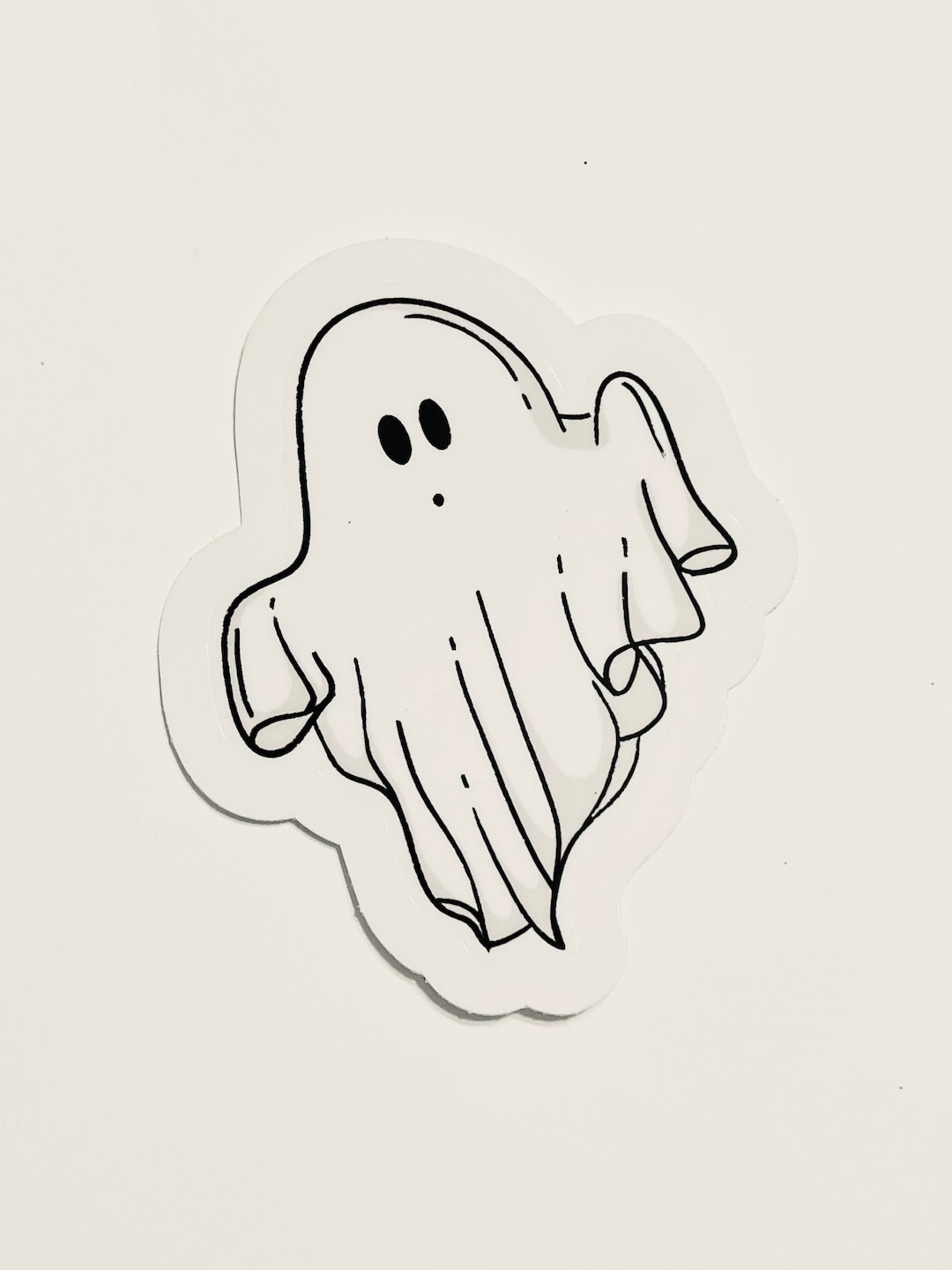 Shadow Ghost Sticker Ghost Sticker - Etsy