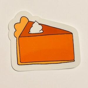 Pumpkin pie sticker