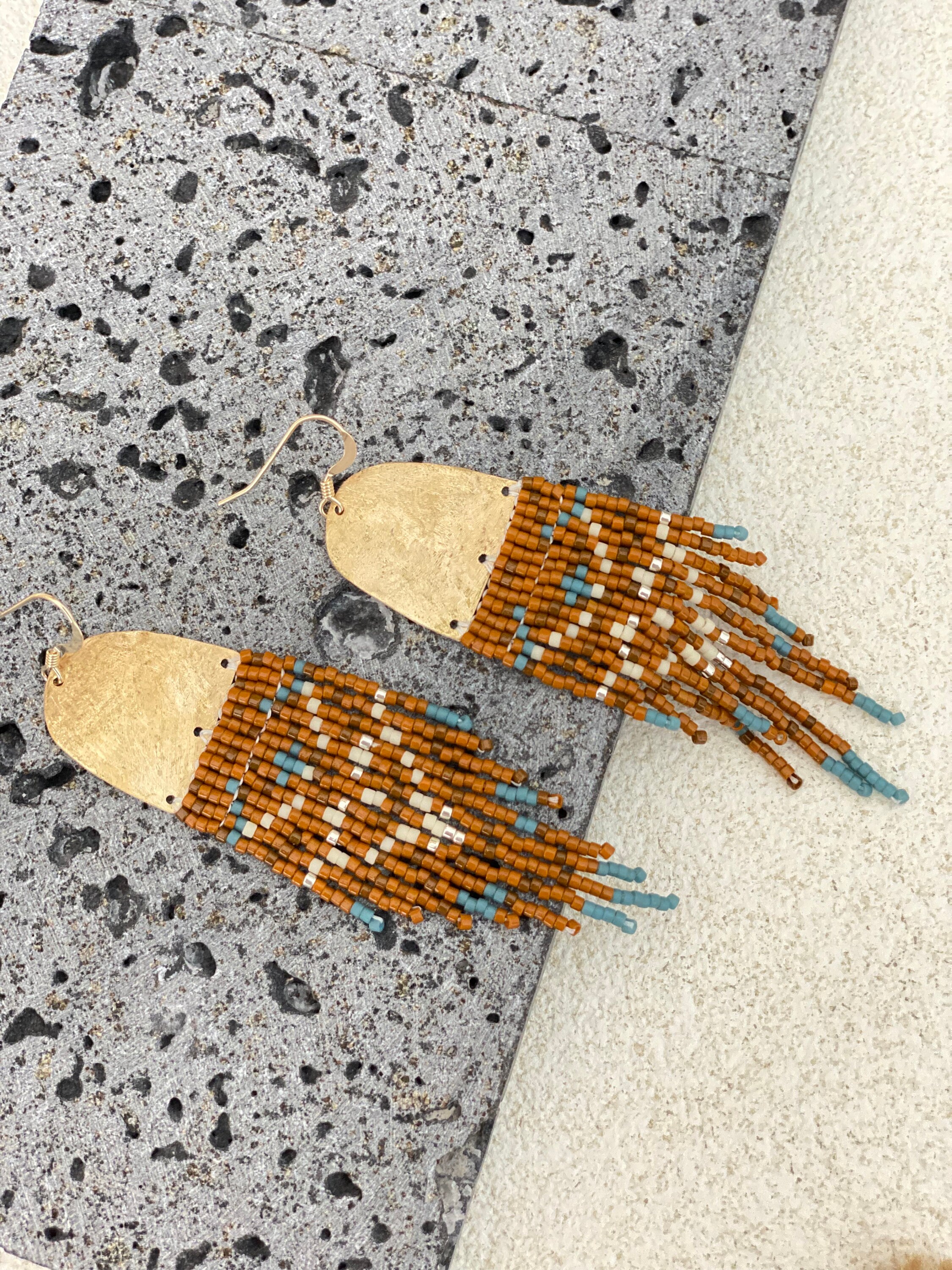 Damen Quasten Ohrringe – Pfau-Design Mit Kristall, Perlen & Fransen, Boho Style, Hypoallergen