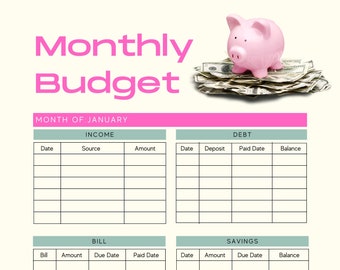 Budgetplan (maandelijks)