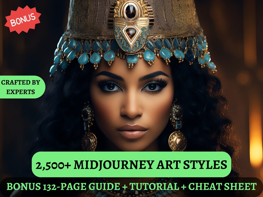 2500+ Midjourney Prompts | AI Art Styles Guide + Tutorial - Etsy