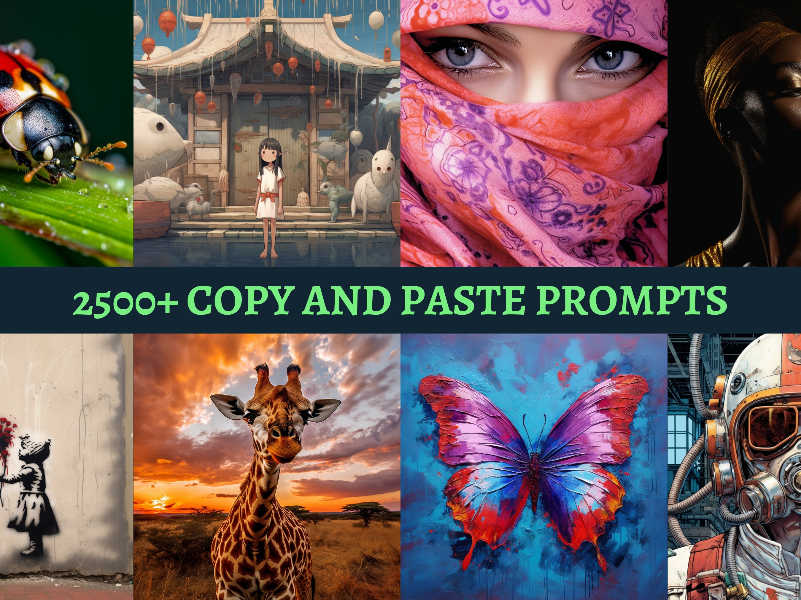 2500+ Midjourney Prompts | AI Art Styles Guide + Tutorial - Etsy
