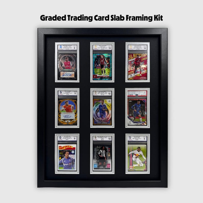Customizable X9 Graded Trading Card Slab Framing Kit - Collectible ...