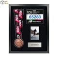 2026 London Marathon Medal and Number Framing Kit + Personalised Plaque in Paper or Metal  - gift for him, gift for her