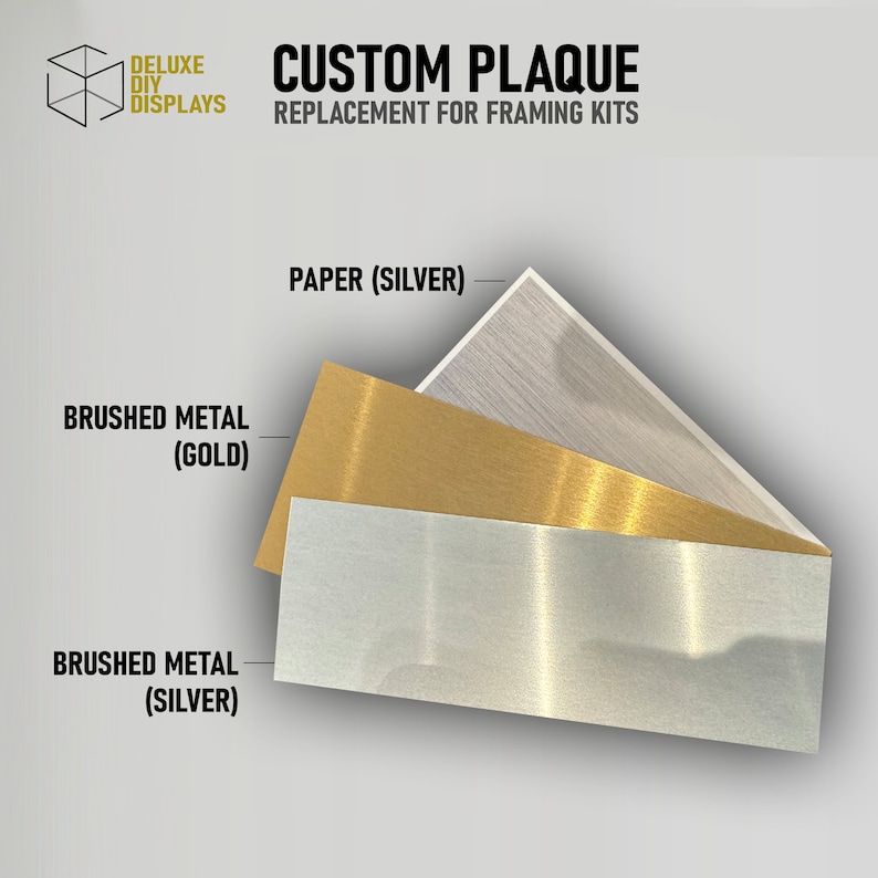 Custom Metal or Paper Printed Plaque - Works With Our DIY Kits! - Etsy UK