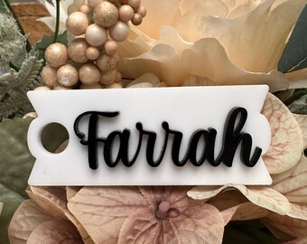 Stanley Name plate - Tumbler Cup Tag - 30oz and 40 oz