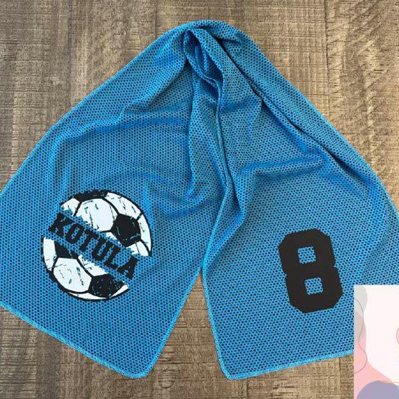 Personalized Soccer Cooling Towel