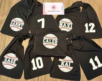 Personalized Baseball Cooling Towel
