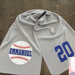 Personalized Baseball Cooling Towel