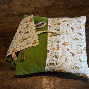 Almohada, funda de almohada, almohada, manta, regalo, almohada bebé, regalo bebé, decoración, cama, edredón, juego motricidad, toalla motricidad