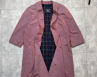 Vintage Womens Burberrys Chameleon Color Trench Coat size 14